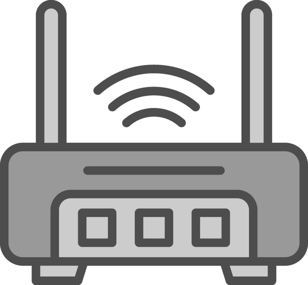 Router  Vector Icon Design