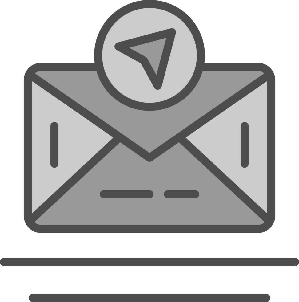 Send Mail  Vector Icon Design