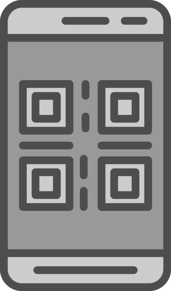 qr código vector icono diseño