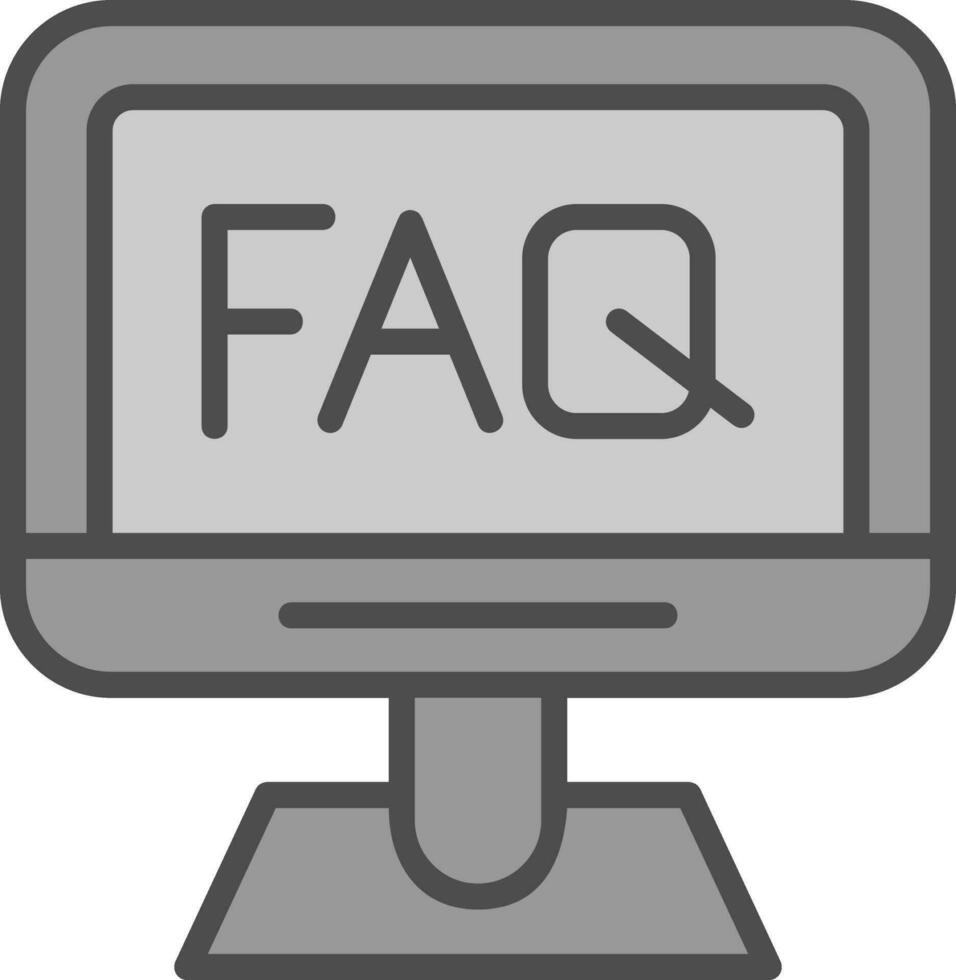 Faq  Vector Icon Design
