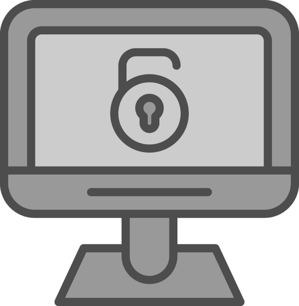 Unlock  Vector Icon Design