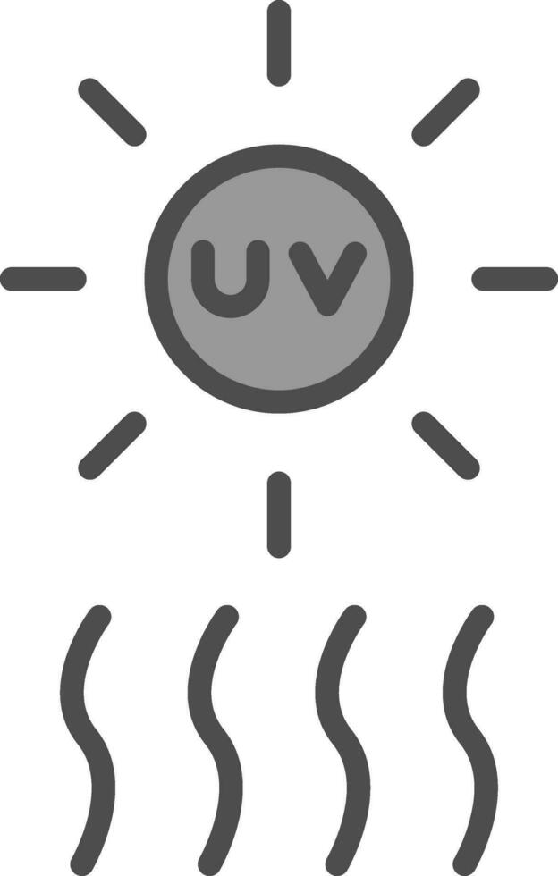 uv vector icono diseño