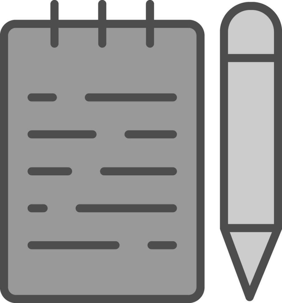 Notepad  Vector Icon Design