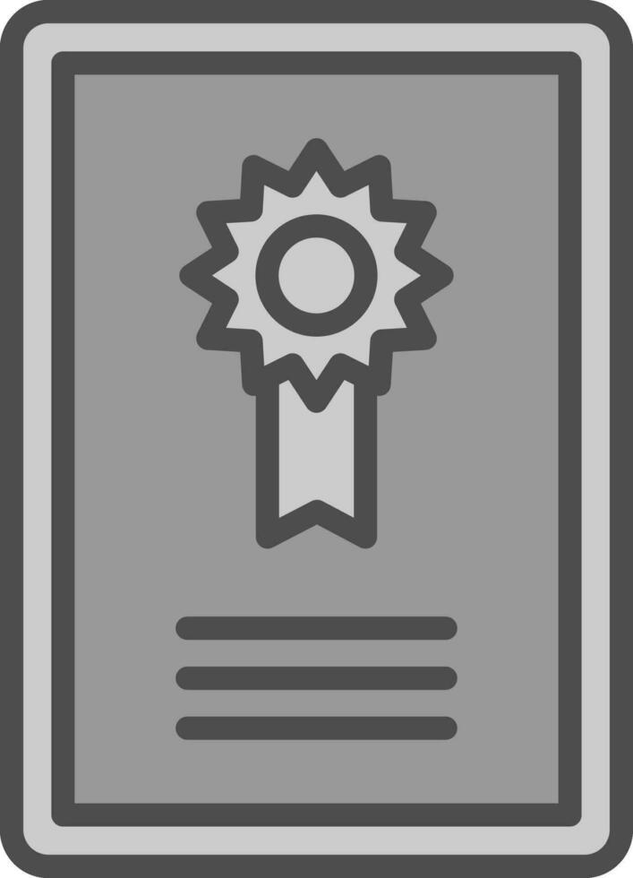 Certificate  Vector Icon Design