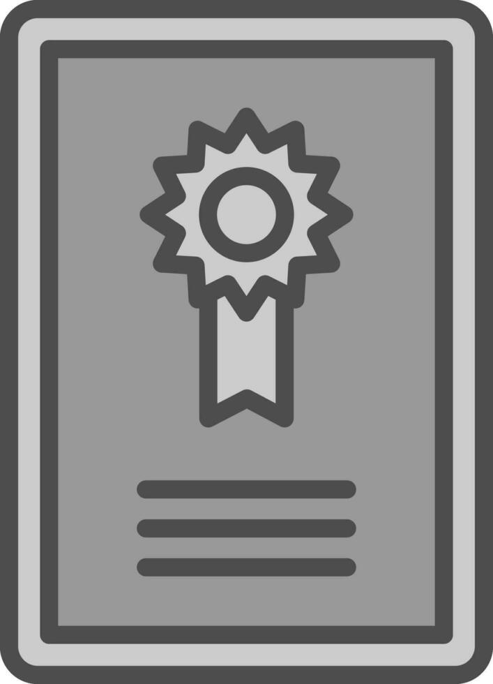 certificado vector icono diseño