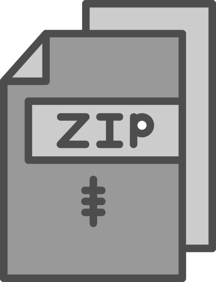 Zip  Vector Icon Design