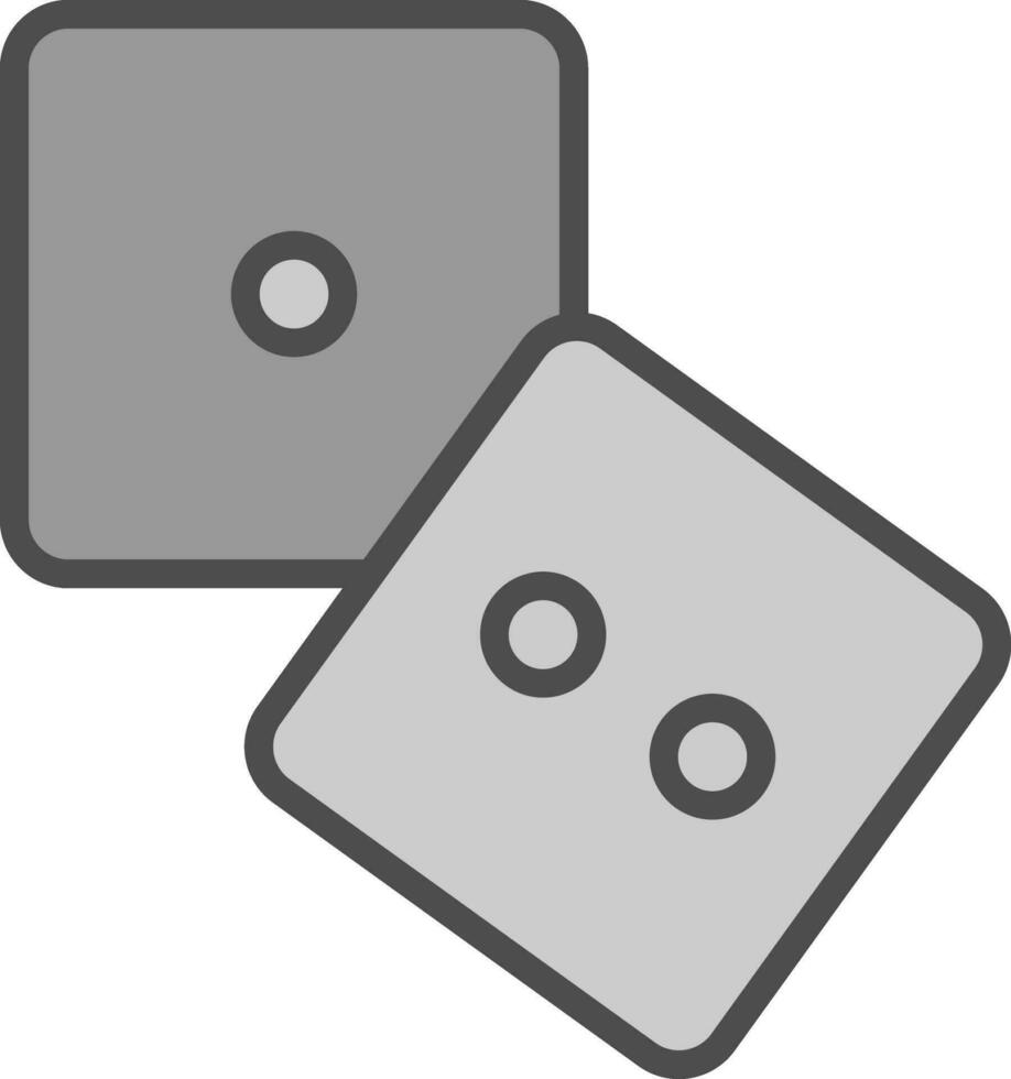 Dices  Vector Icon Design