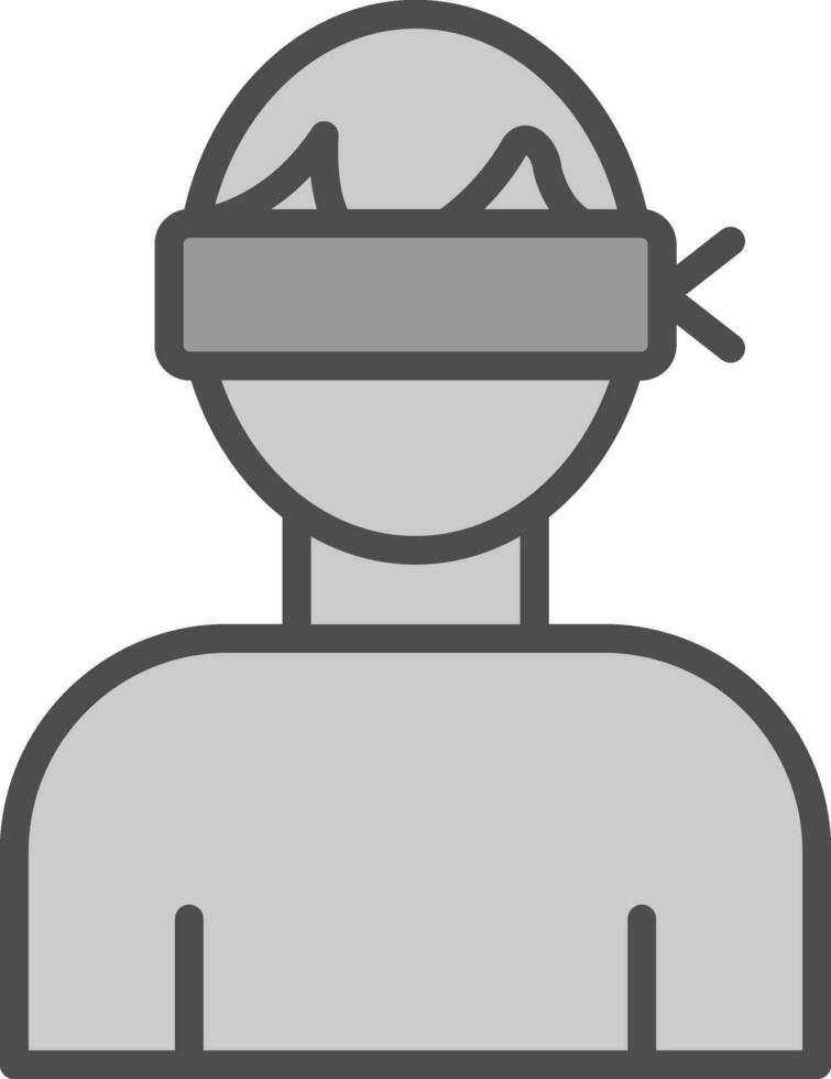 Blind Man  Vector Icon Design