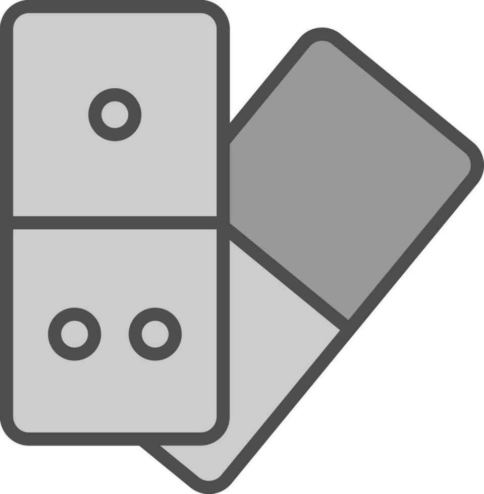 Domino  Vector Icon Design