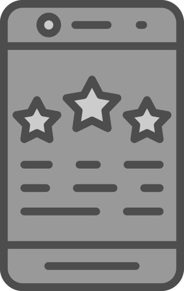 Rating  Vector Icon Design