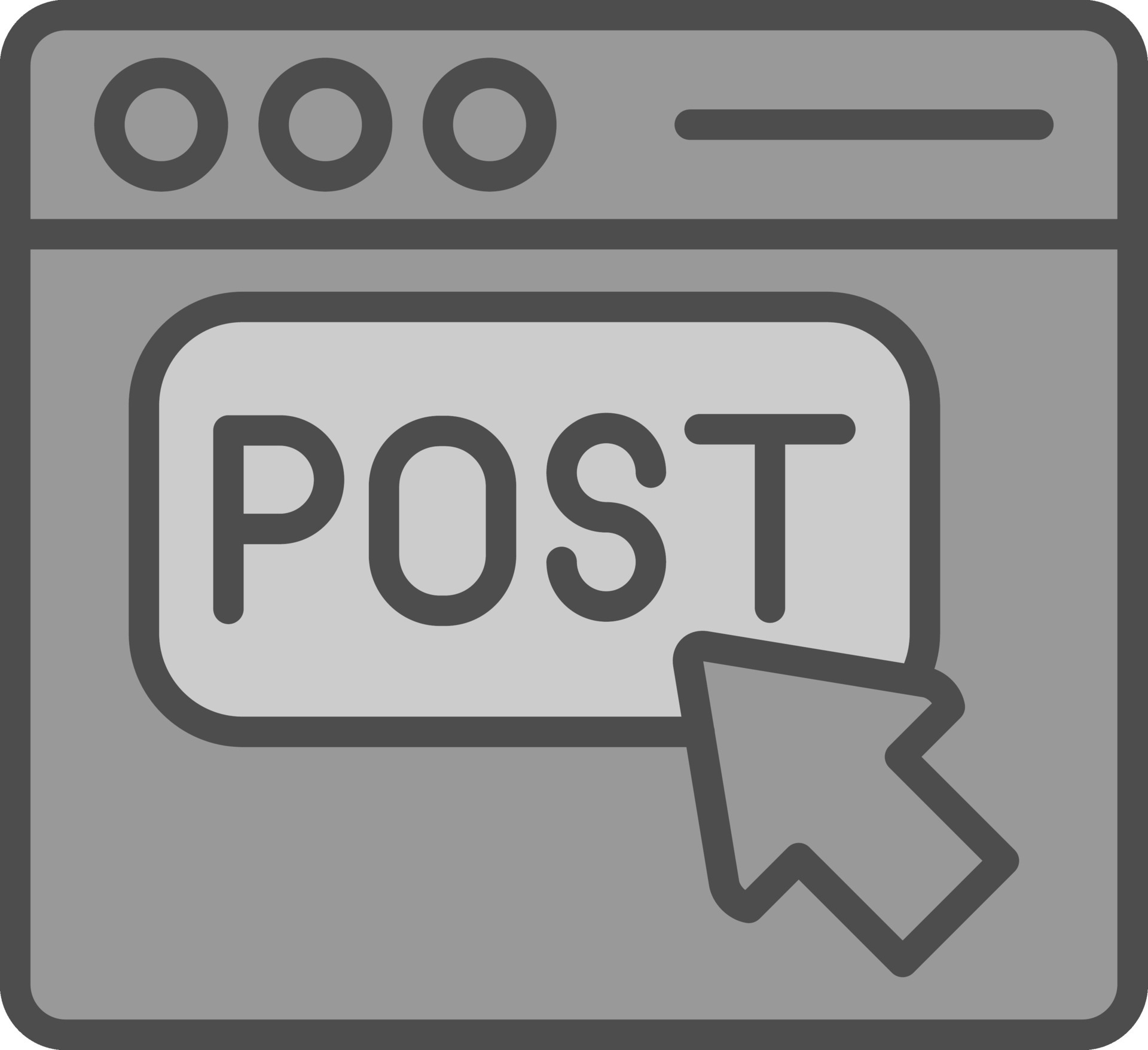 Post Vector Icon Design 26258108 Vector Art at Vecteezy