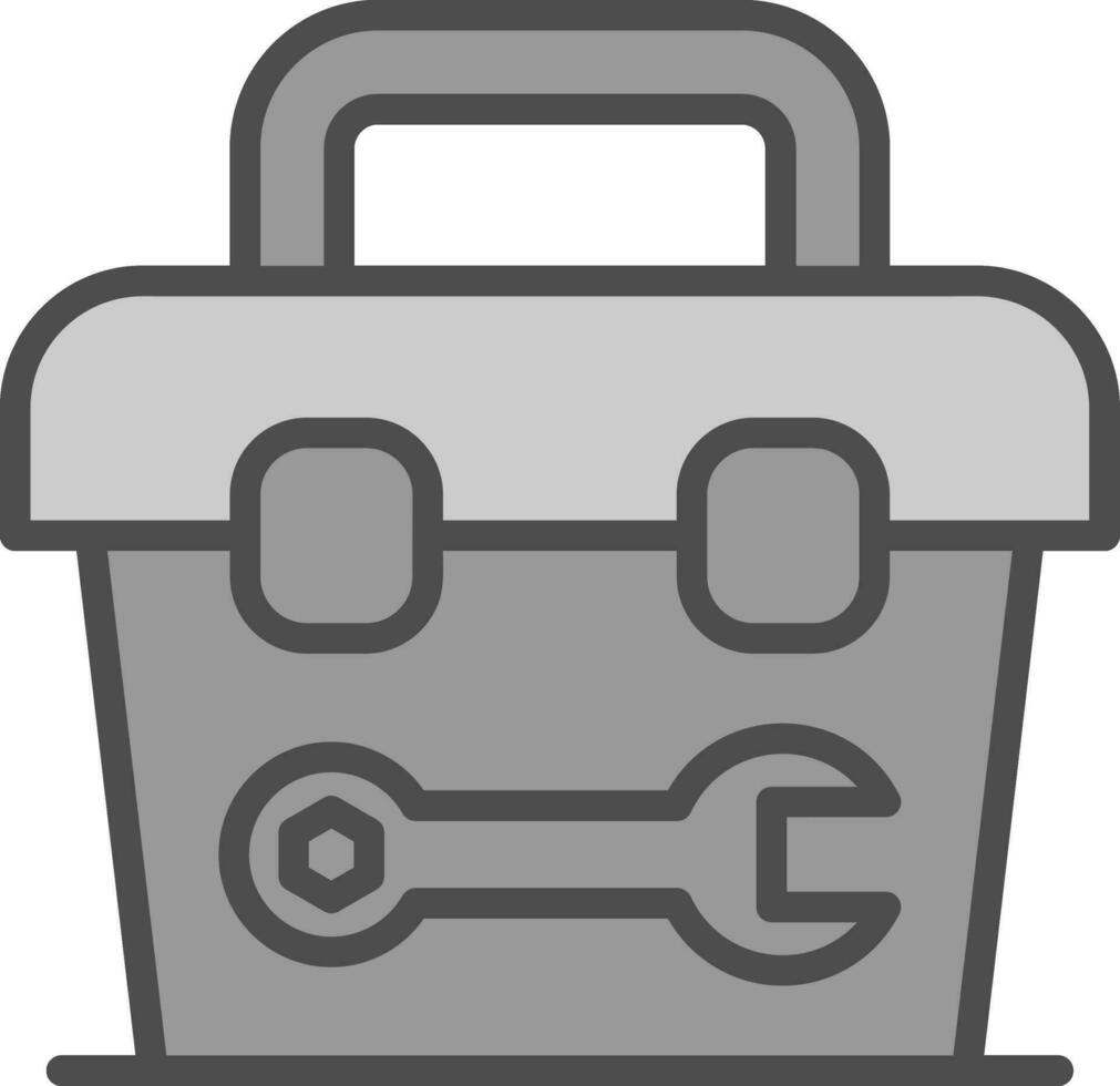 caja de herramientas vector icono diseño