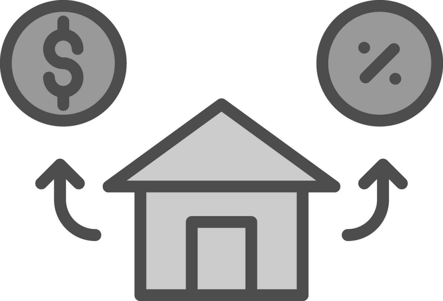 Mortgage Vector Icon Design