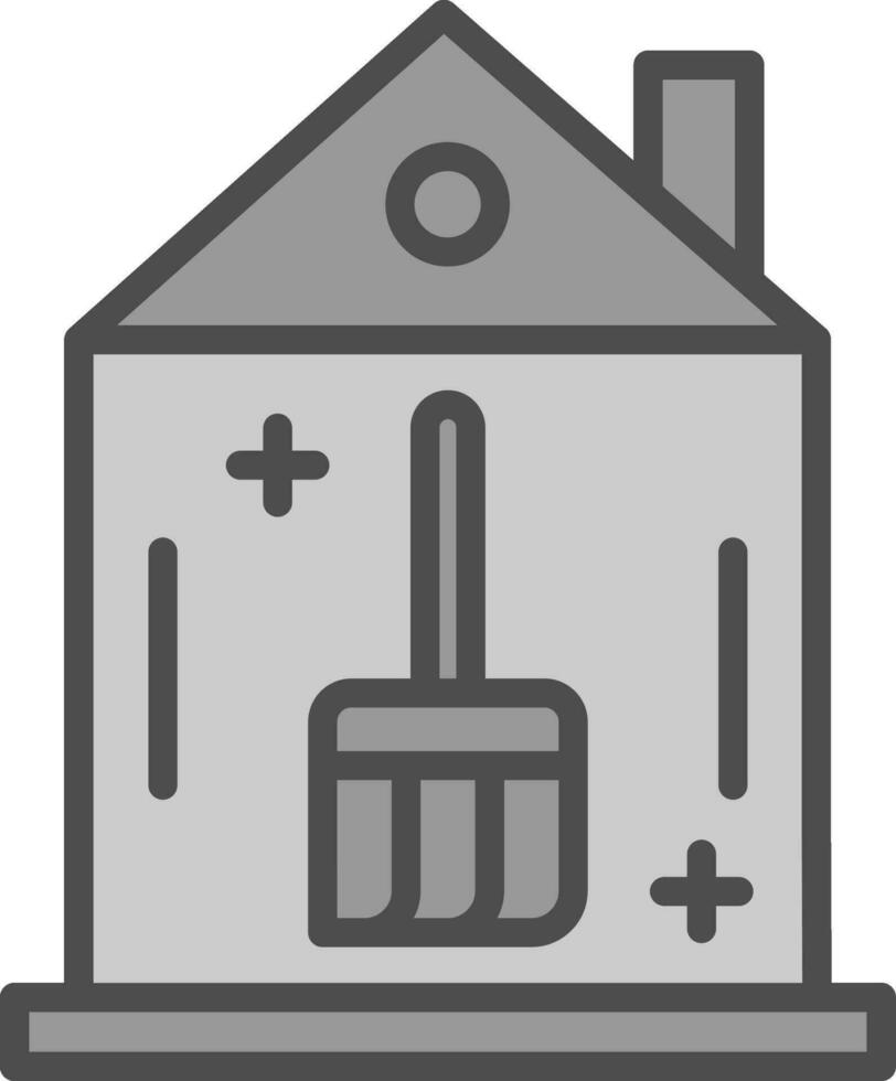 House Cleaning Vector Icon Design