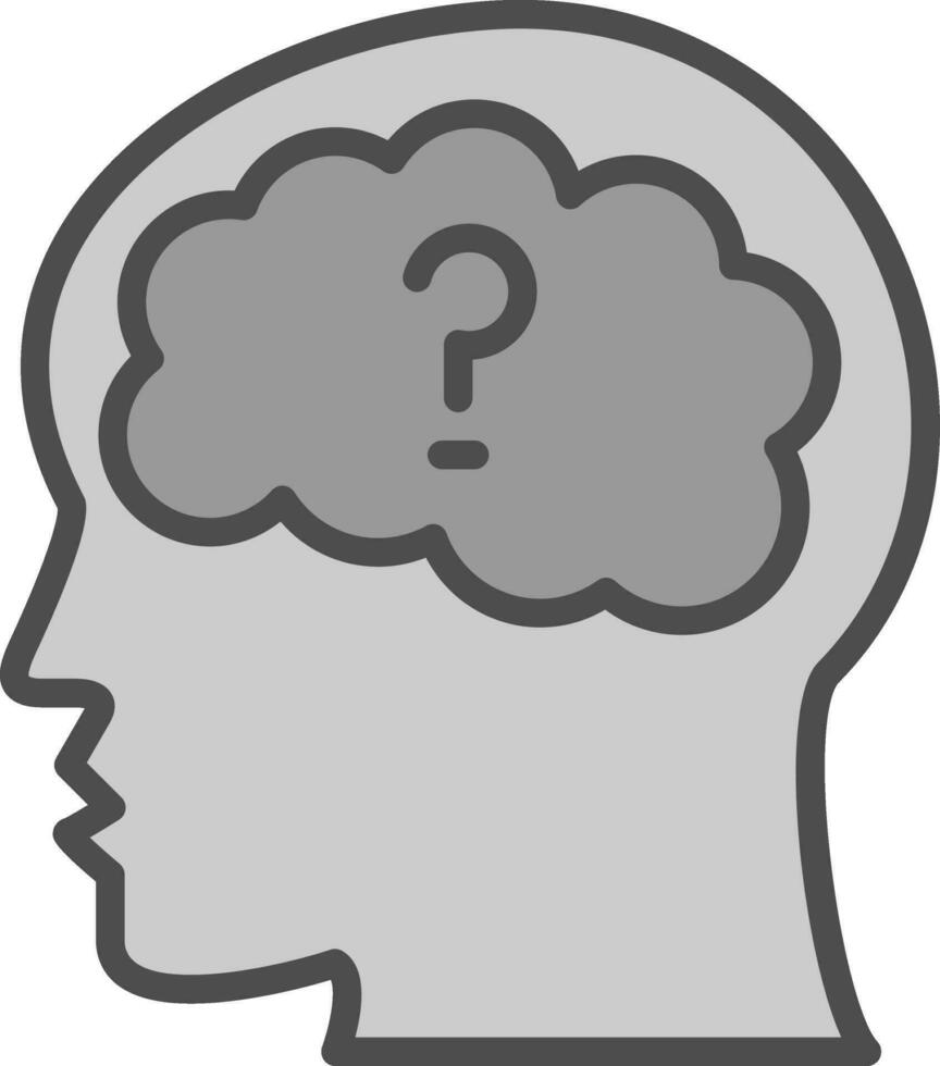 Mental Disorder Vector Icon Design