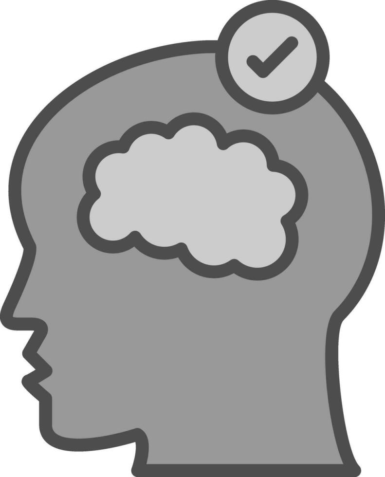 Mental Disorder Vector Icon Design