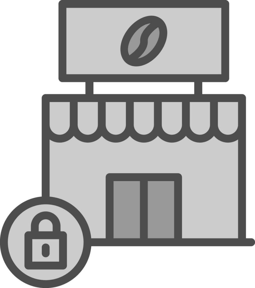 Closed Vector Icon Design