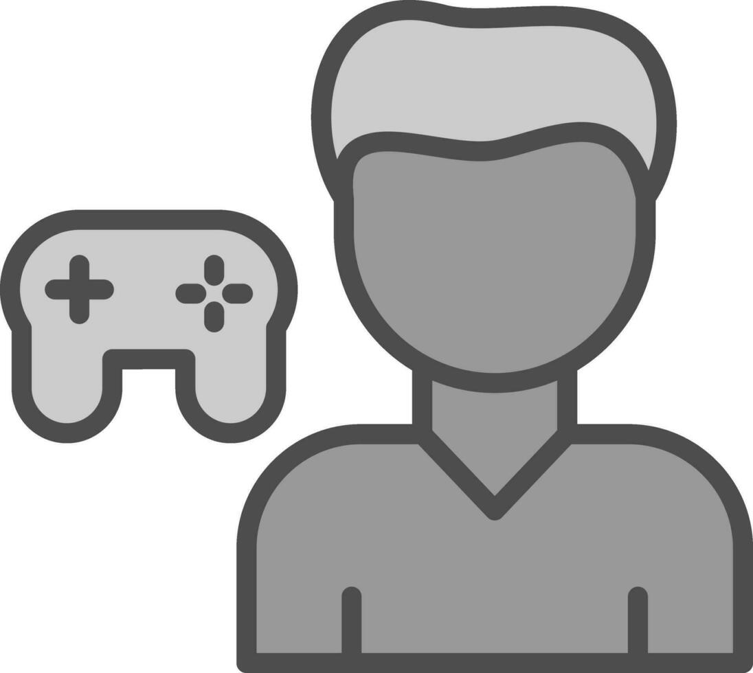 Gamer Vector Icon Design