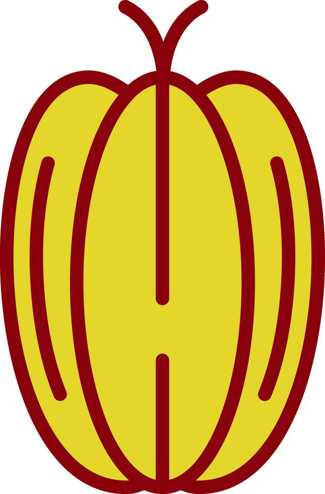 diseño de icono de vector de carambola