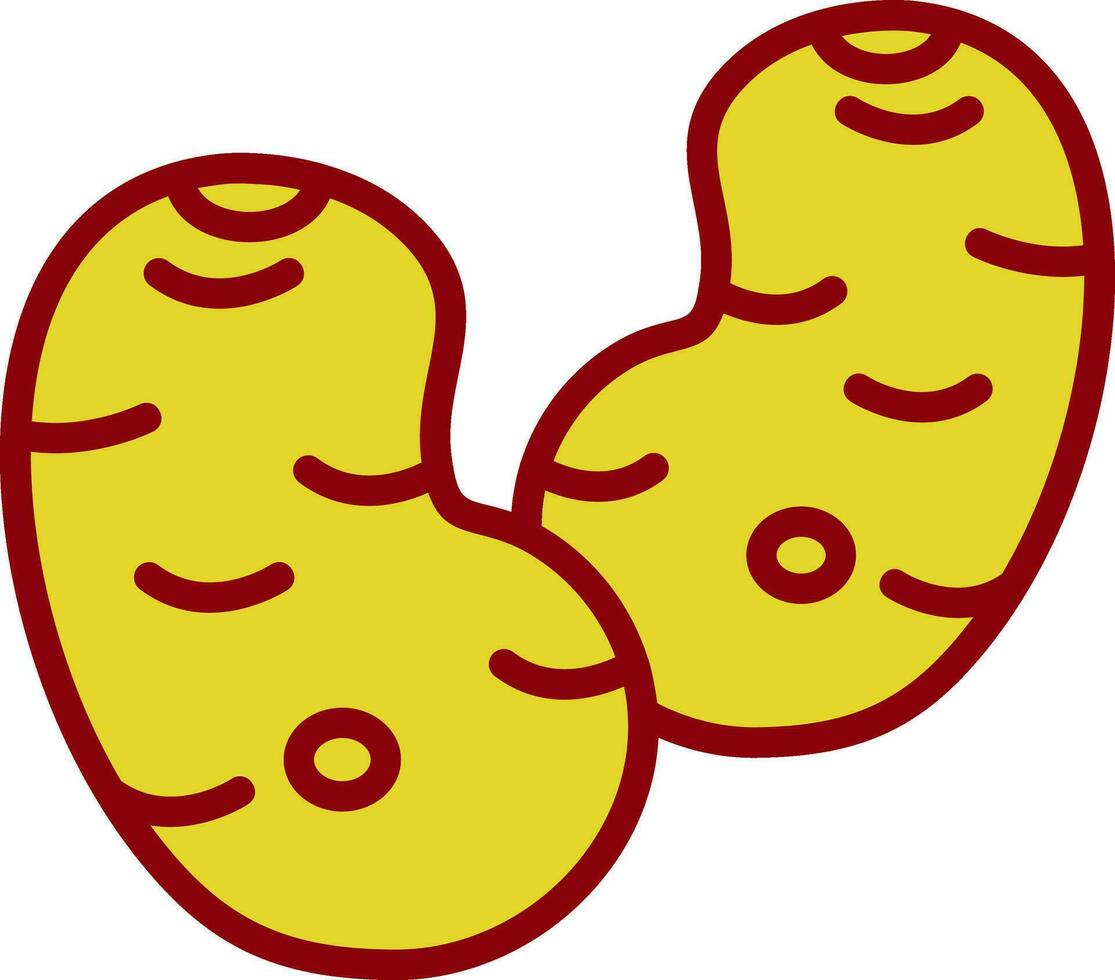 Potato Vector Icon Design