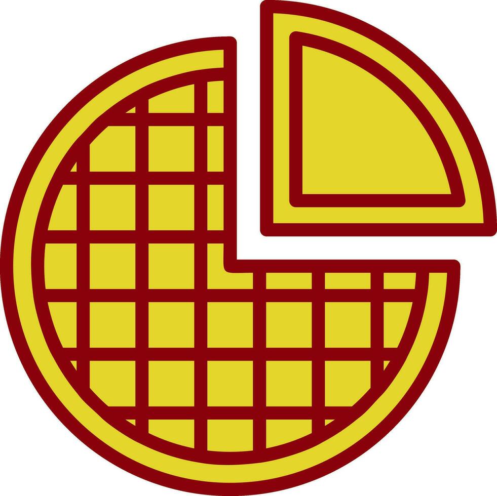 Pie Vector Icon Design