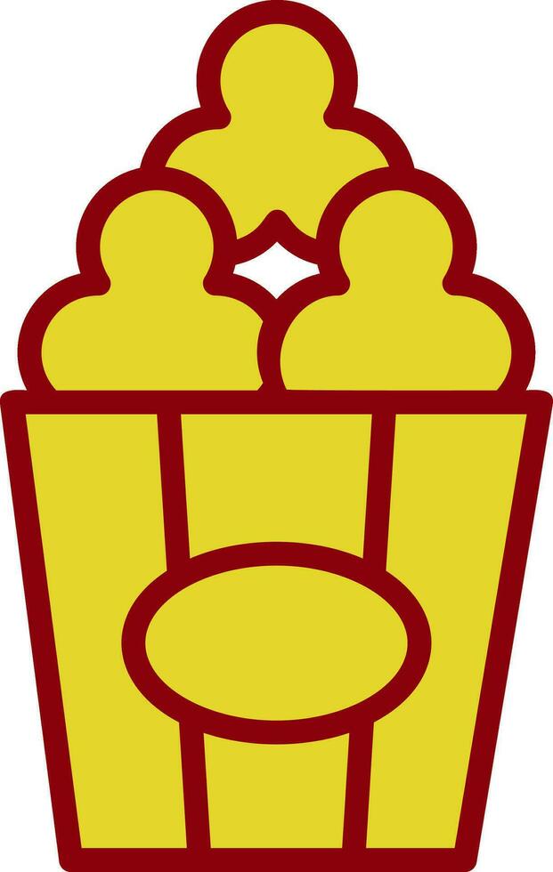 Popcorn  Vector Icon Design