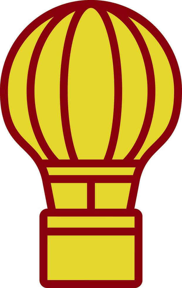 Hot Air Balloon  Vector Icon Design