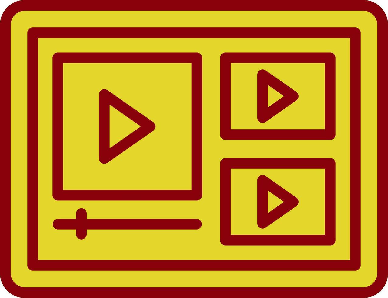 Video Player  Vector Icon Design