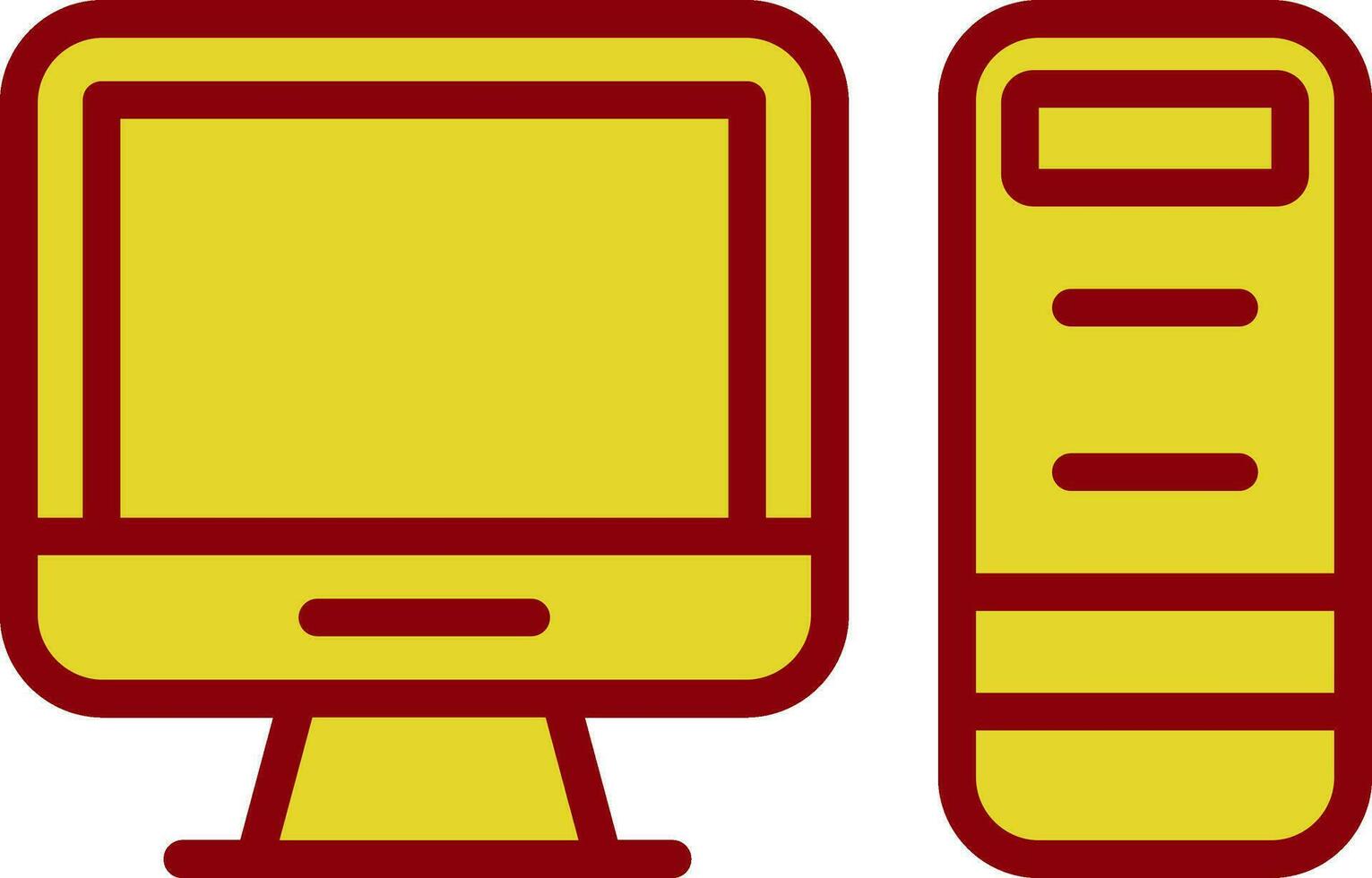 PC  Vector Icon Design