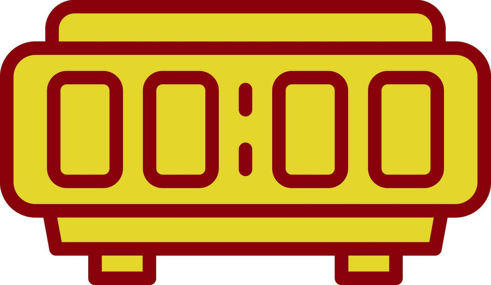 Digital Alarm Clock  Vector Icon Design