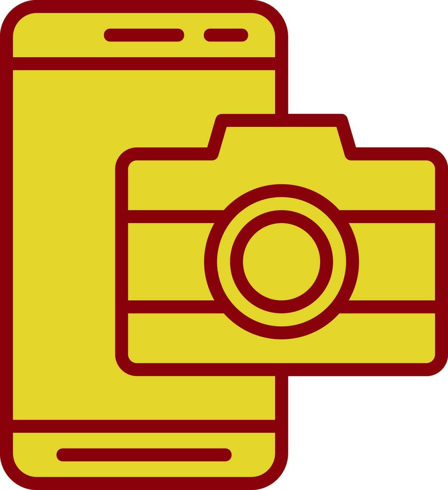 Mobile Camera  Vector Icon Design