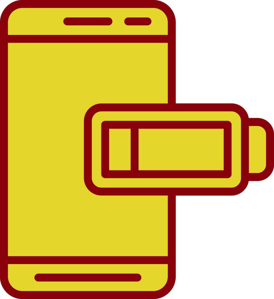Low Battery  Vector Icon Design