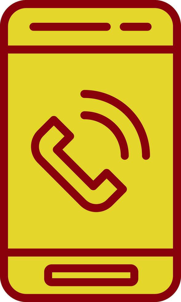 Phone Call  Vector Icon Design