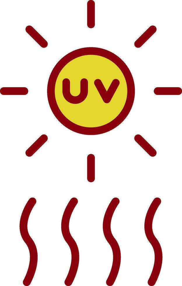 uv vector icono diseño