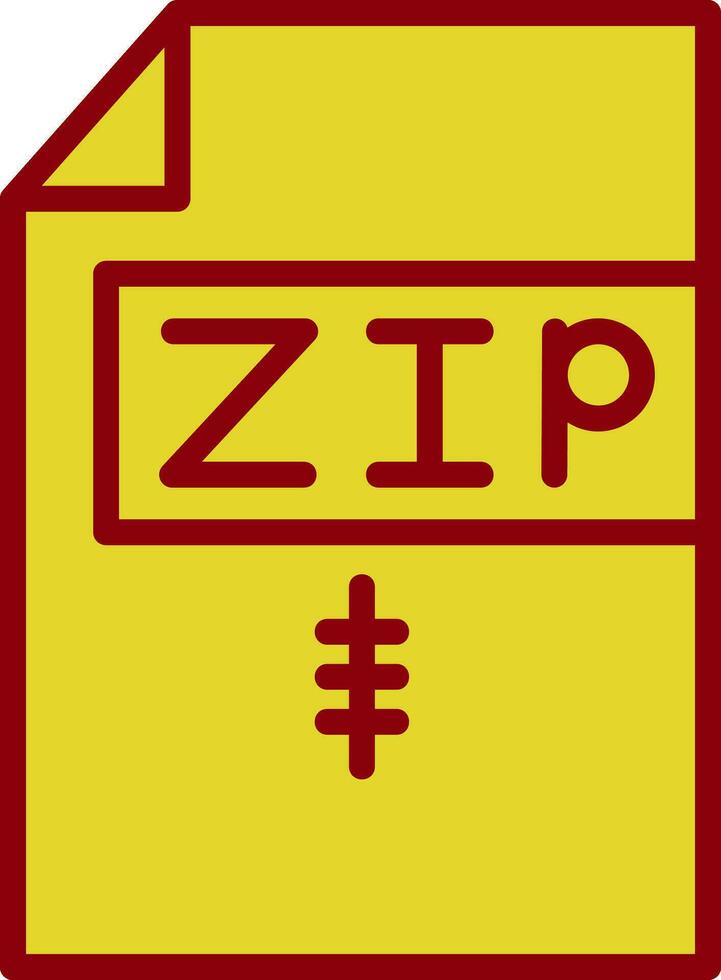 Zip  Vector Icon Design