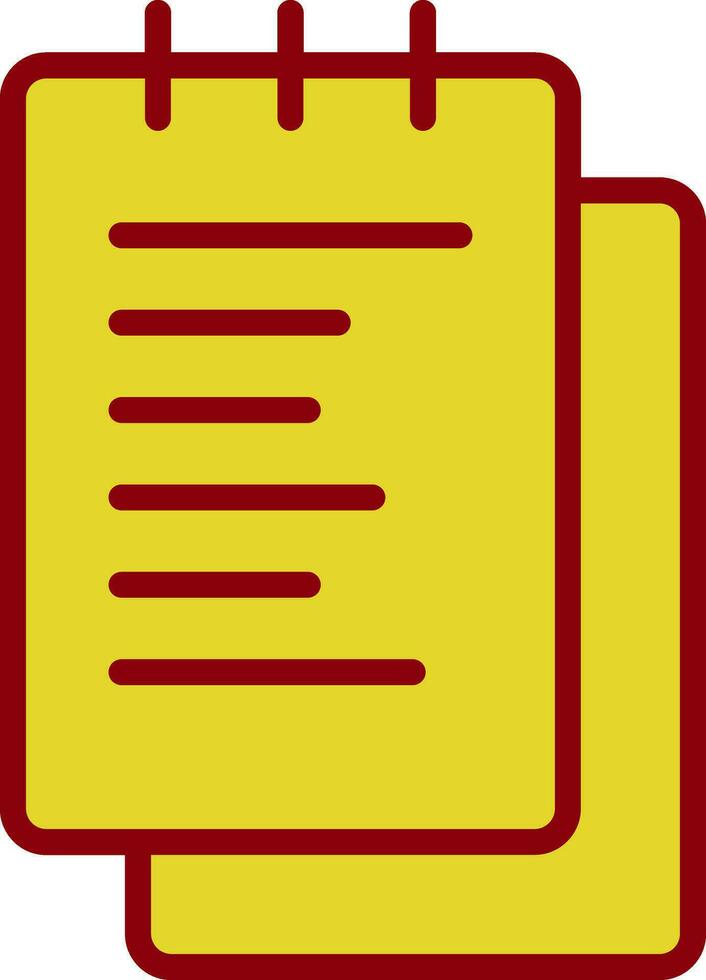 Notepad  Vector Icon Design