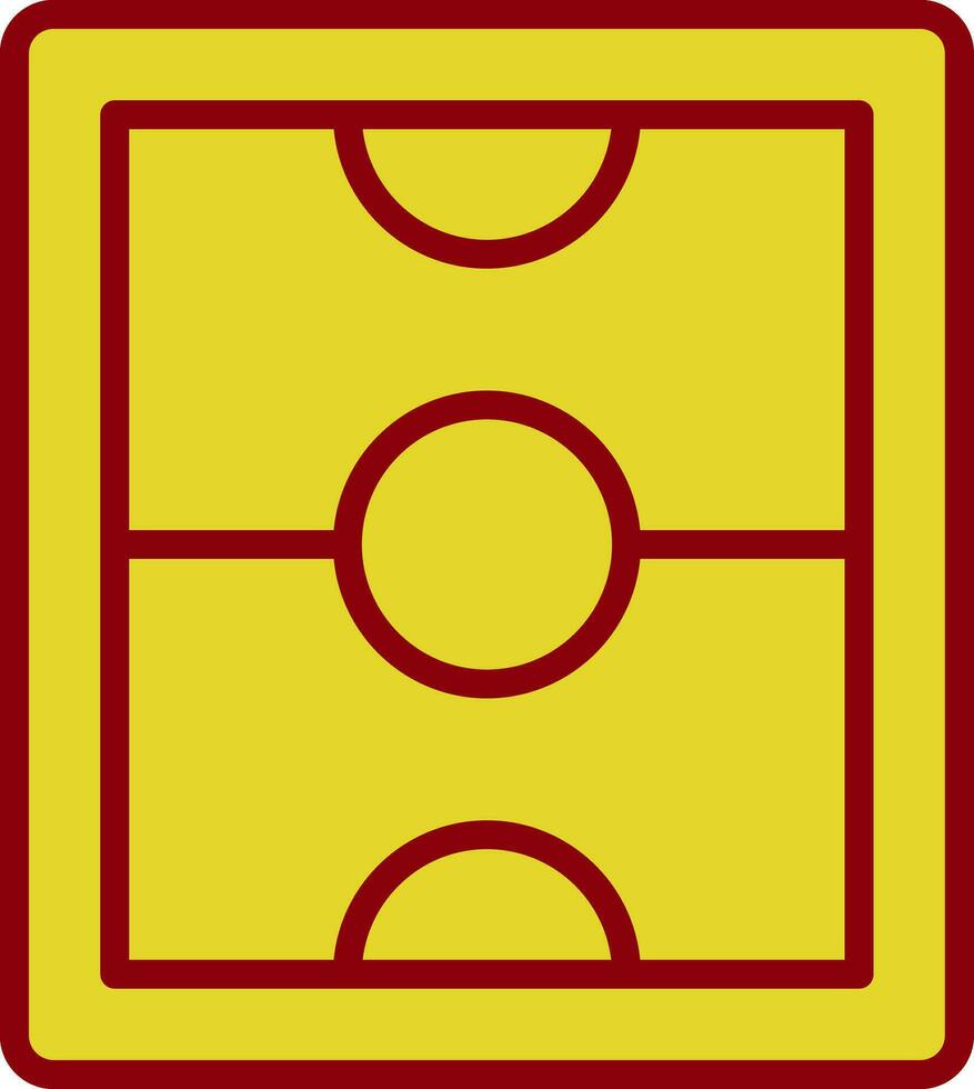 fútbol campo vector icono diseño