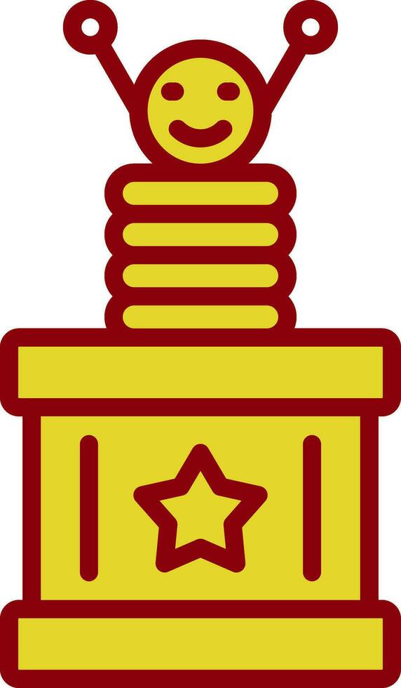 Surprise Box  Vector Icon Design