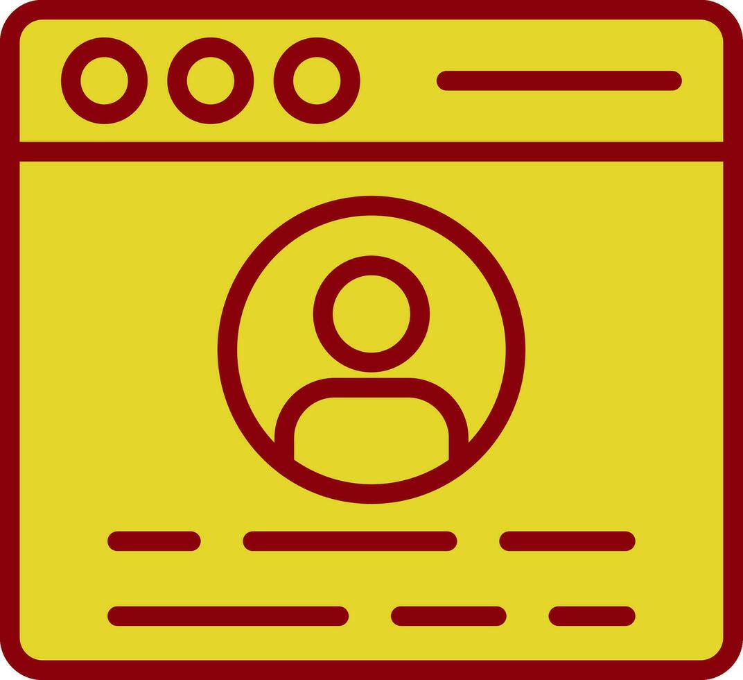 Profile  Vector Icon Design