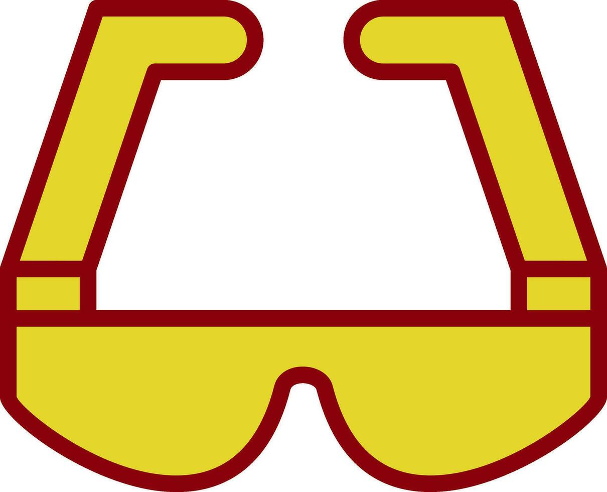 Safety Glasses  Vector Icon Design