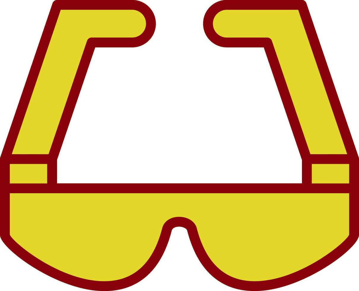 Safety Glasses  Vector Icon Design