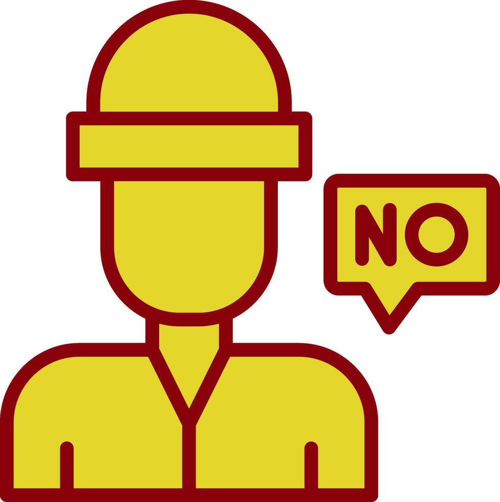 No  Vector Icon Design