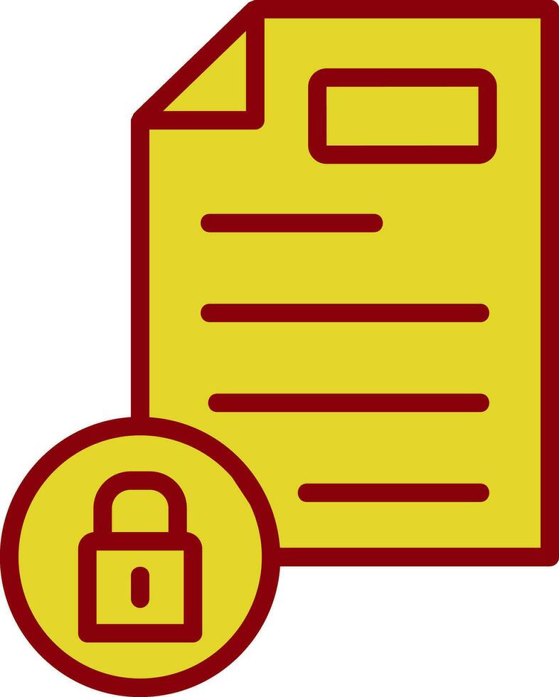 Contract Vector Icon Design