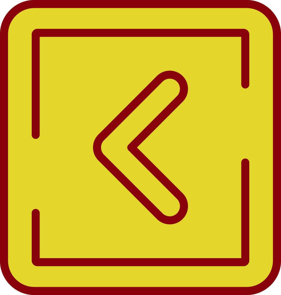Left Arrow Vector Icon Design