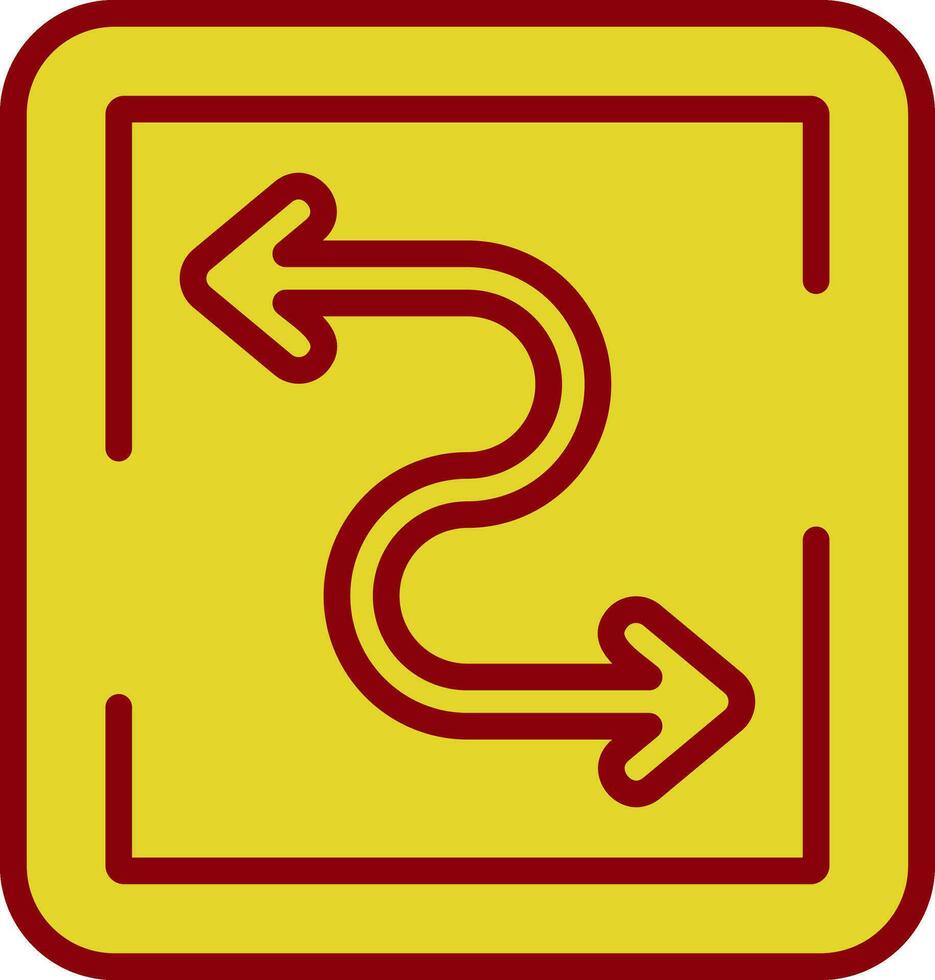 Zigzag Vector Icon Design