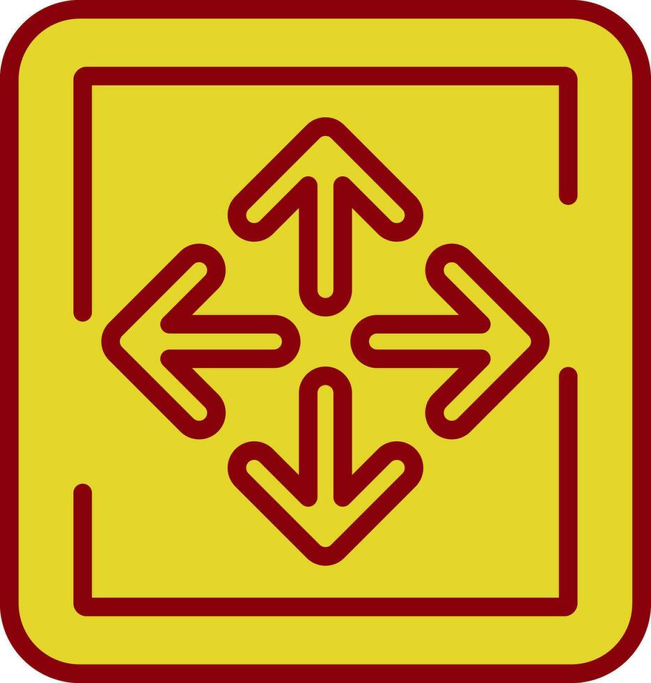 Expand Arrows Vector Icon Design