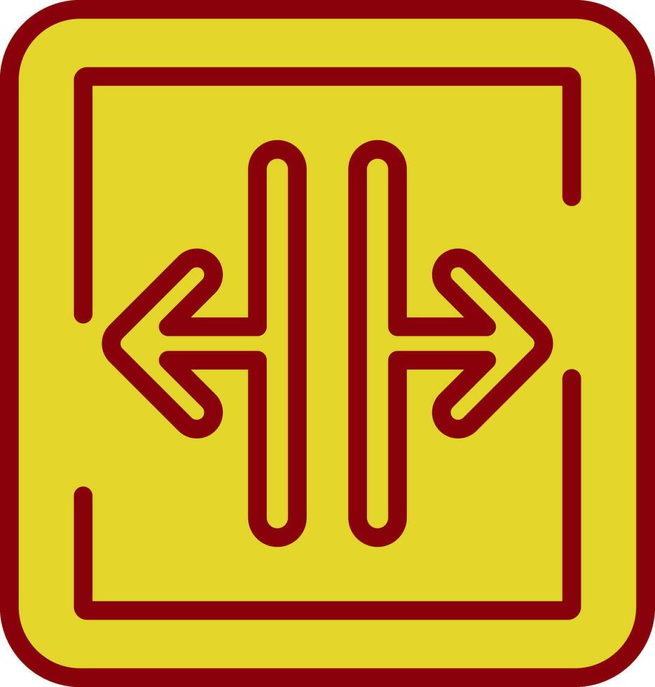 Width Vector Icon Design