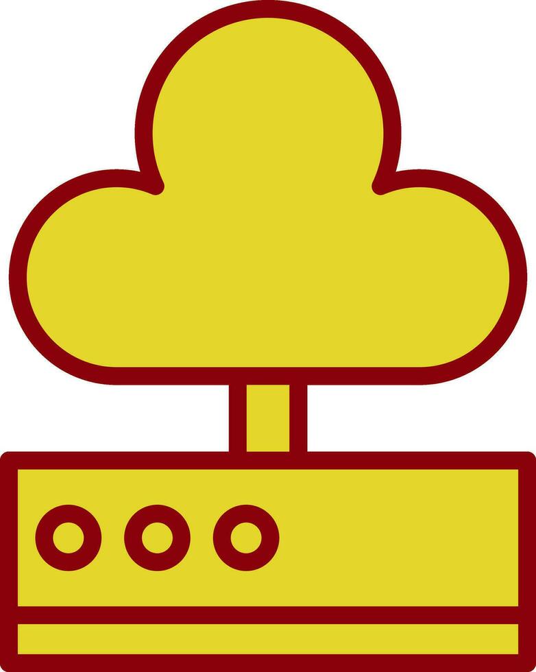 Cloud storage Vector Icon Design