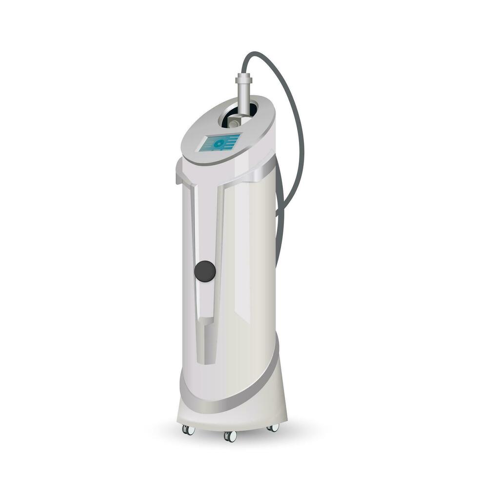 Deep Cellulite Reduction Body Contouring Face Lifting Endospheres apparatus.Physiotherapy, lymphatic drainage vector