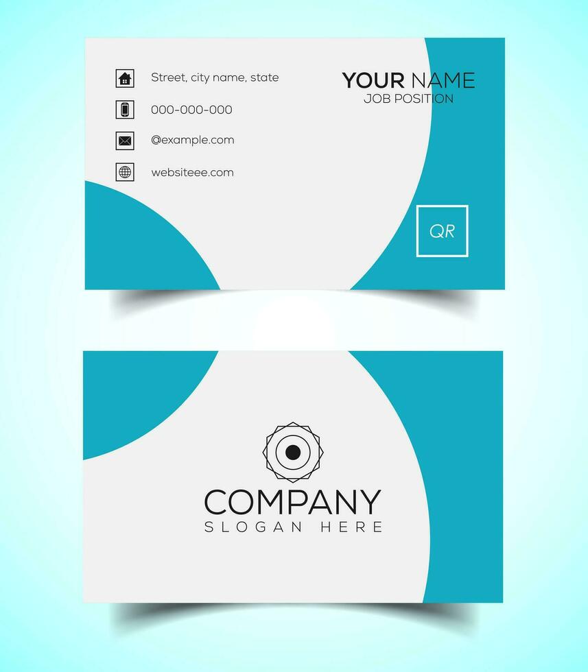 Creative and modern corporate business card template vector